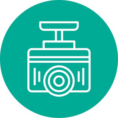 Kamera. Web simgesi basit illüstrasyon