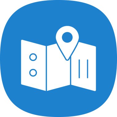 harita pin konumu simgesi düz biçimli