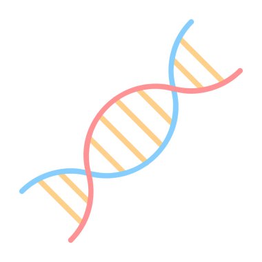 dna. Web simgesi basit illüstrasyon 