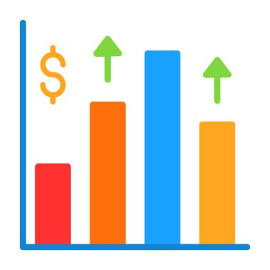 grafik ikonu vektör illüstrasyonu