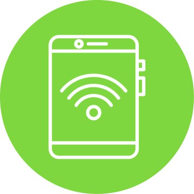 Arkaplanda akıllı telefon simgesi izole edildi. Web sitesi, uygulama, cep telefonu sembolü ve akıllı telefon logosu için son moda telefon şablonu