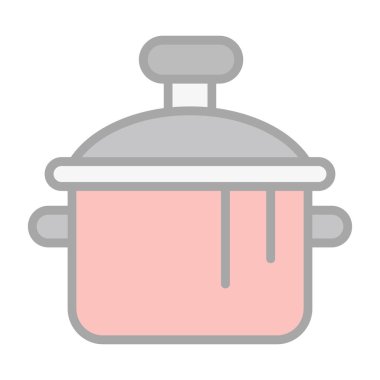 pişirme tencere vektör çizim