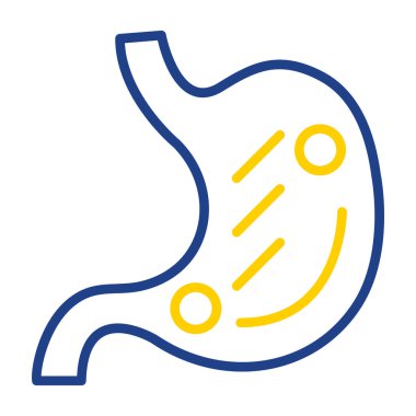 mide ikonu vektör illüstrasyonu 