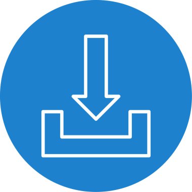 İndir. Web simgesi basit illüstrasyon