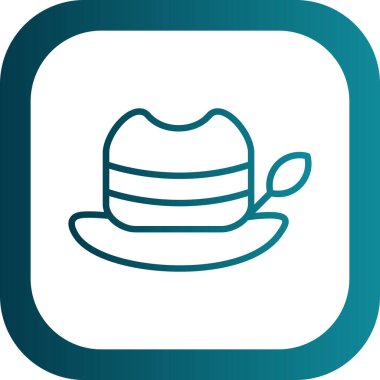 hat simgesi, vektör illüstrasyonu