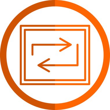 Web simgesi, vektör illüstrasyonunu tekrarla