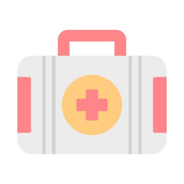 ilk yardım kiti vektör simgesi 