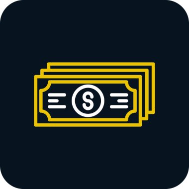 Web ve mobil uygulama tasarımınız için para simgesi, dolar logosu konsepti 