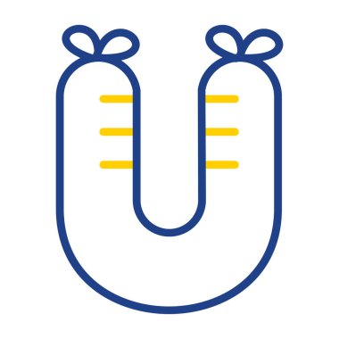 Modern b 'nin vektör illüstrasyonunda müziğin eksik simgesi