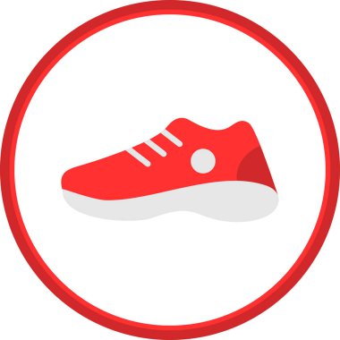 spor ayakkabı kutsal kişilerin resmi, vektör çizim