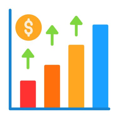 ticari grafik vektör simgesi