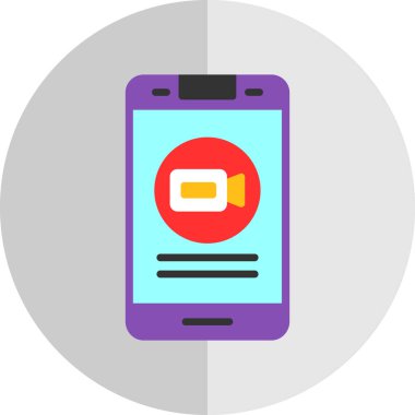 Akıllı telefon. Web simgesi basit tasarım