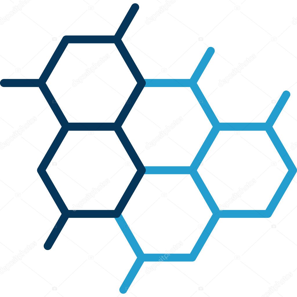 Vector logo illustration of human tissues