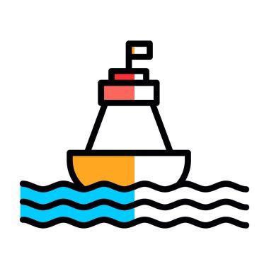 Simge vektör çizim şamandıra 