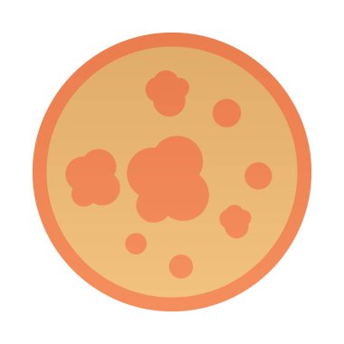 Pizza ikonu vektör illüstrasyonu