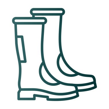 Welly bot simgesi, vektör illüstrasyon tasarımı