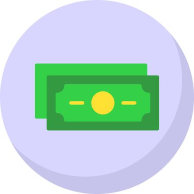 Web ve mobil uygulama tasarımınız için para simgesi, dolar logosu konsepti 