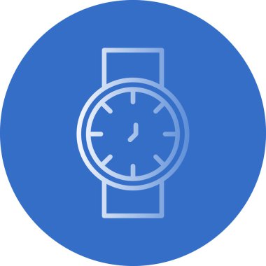 Kol saati simgesi basit tasarım 