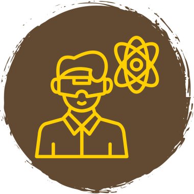 Çiçekli bir adamın vektör çizimi