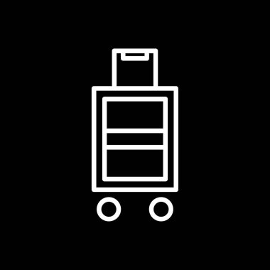 Bavul 'un basit bir çizimi 