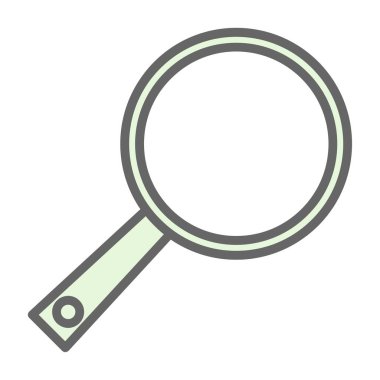 Büyüteç simgesi. vektör illüstrasyonu 