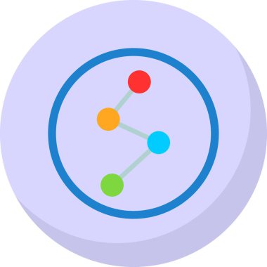 şebeke. Web simgesi basit illüstrasyon