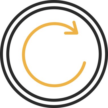 Ok. Web simgesi basit illüstrasyon