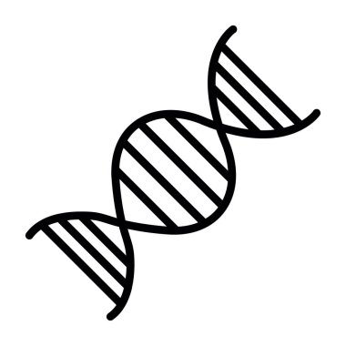 dna. Web simgesi basit illüstrasyon 