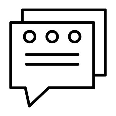 konuşma kabarcığı vektör çizimi