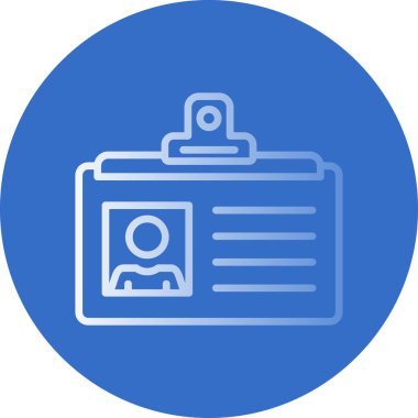 Bir belge simgesinin vektör illüstrasyonu