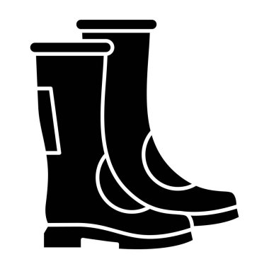 Welly bot simgesi, vektör illüstrasyon tasarımı