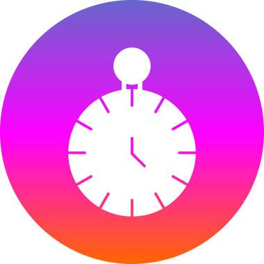 zaman, saat vektör simgesi, illüstrasyon 