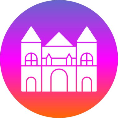 Bina. Web simgesi basit tasarım