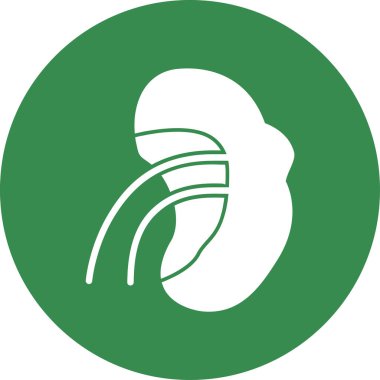 Midem. Web simgesi basit illüstrasyon