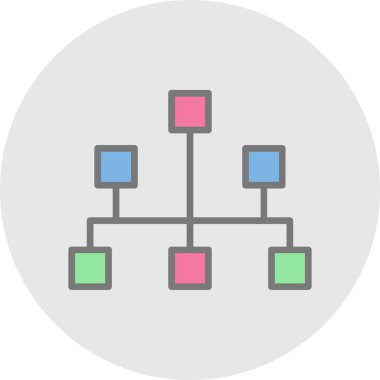Durum haritası simgesi, vektör illüstrasyonu basit tasarım