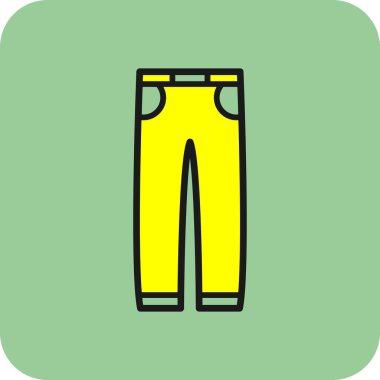 vektör pantolonu resimlemesi