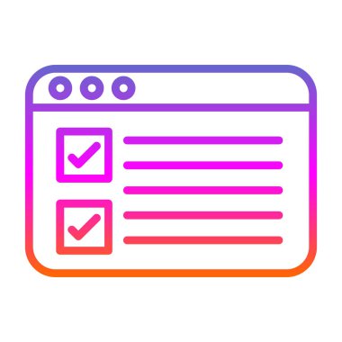 Pano. Web simgesi basit tasarım