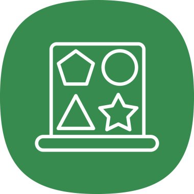 yıldız simgesi vektör illüstrasyonu