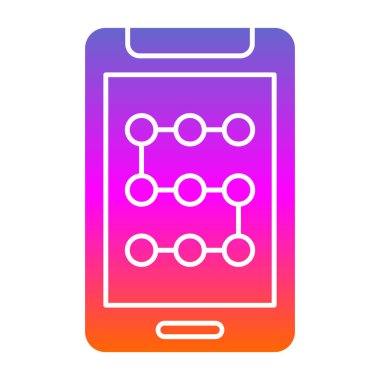 Vektör Mobil simge illüstrasyonu