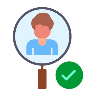 Arama simgesi vektör illüstrasyonu