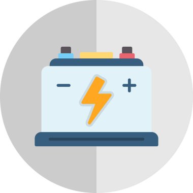 Pil. Web simgesi basit tasarım                       