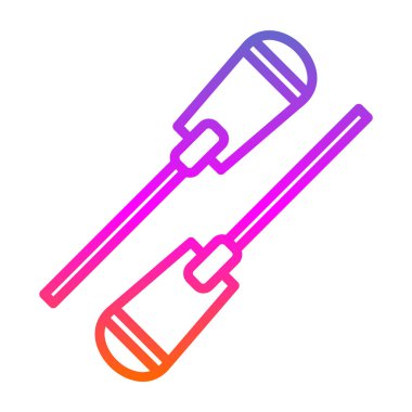 Şırınga simgesinin vektör illüstrasyonu