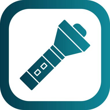 Bir el fenerinin vektör illüstrasyonu