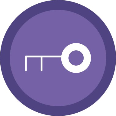 anahtar simgesi, vektör illüstrasyonu basit tasarım