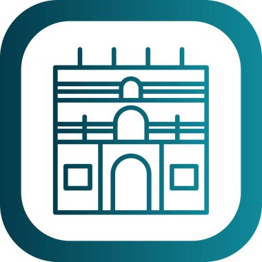 Güzel Cami Sembolü Vektör Simgesi