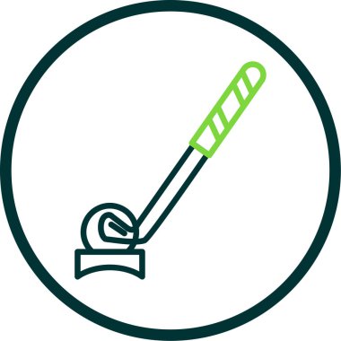 Bir kalem simgesinin vektör illüstrasyonu