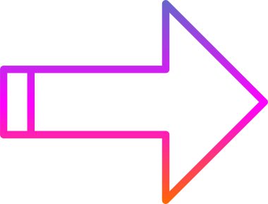 ok simgesi, vektör illüstrasyonu 