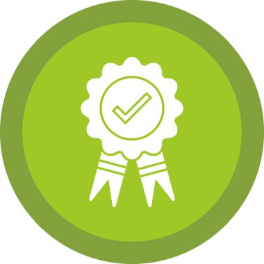 Rozet simge vektör çizim