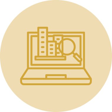 seo modern simgesinin vektör illüstrasyonu