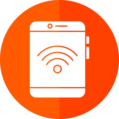 Arkaplanda akıllı telefon simgesi izole edildi. Web sitesi, uygulama, cep telefonu sembolü ve akıllı telefon logosu için son moda telefon şablonu